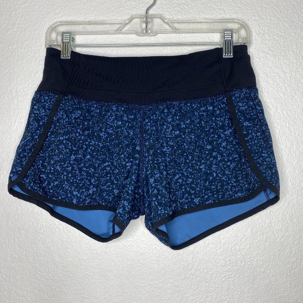 LULULEMON Blue Print Shorts
